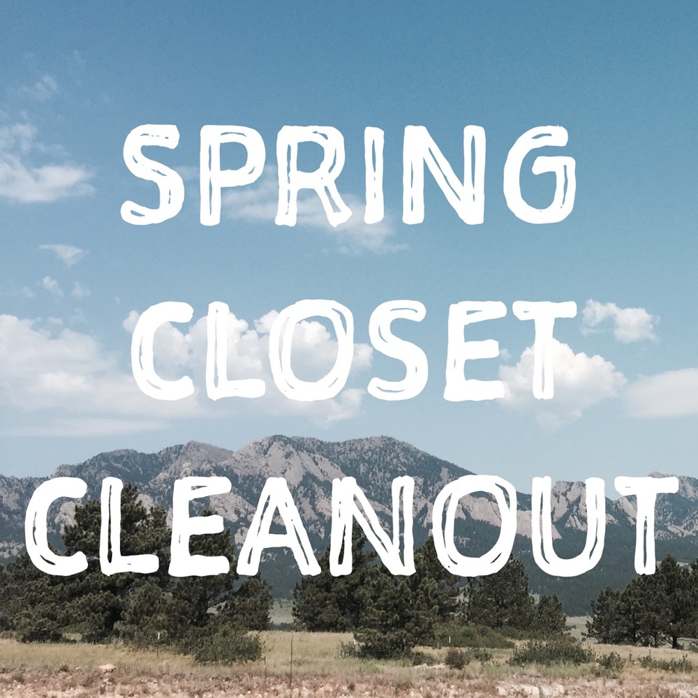 Closet cleanout!!!